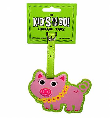 Kids Luggage Tags - Pig