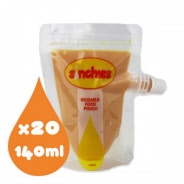 Sinchies Reusable Food Pouch 140ml 20 Pack