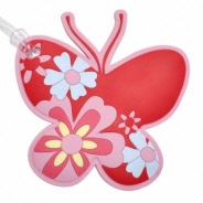 Bobble Art  Luggage Tag - Butterfly
