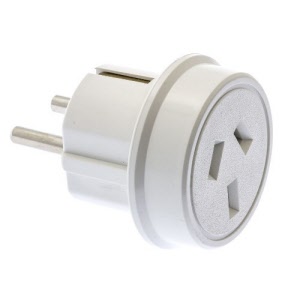 Travel Adaptor - AUS-NZ to Europe-Bali