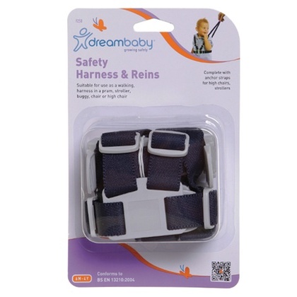 Safety Harness & Reins - Navy Blue