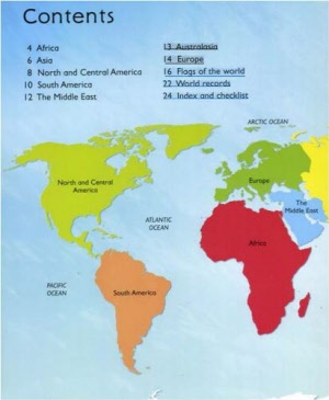 atlas of the world - contents