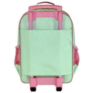 bobble art wheelie luggage owl - rear